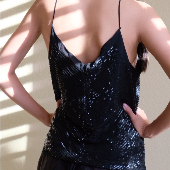 Black sequence top - Picture 2 of 2